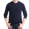 Wholesale 2021new best-selling high-end casual Sweaters fashion round neck men's polo sweater brand 100% cotton pullover