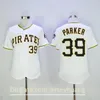 Pullover Retror Baseball Vintage 39 Dave Parker Jersey 24 Barry Bonds 27 켄트 Tekulve Retire FlexBase Cool Base Cooperstown 팀 스티치