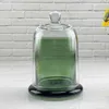 1PC Empty Glass Candle Jar Glass Dome Cloche Bell Jar for Scented Candle Making Kit Whosale Luxury Container 190ML/220ML H0910