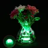 Battery Powered RGB Submersible LED Light IP68 Waterproof Underwater Leds Lights Night Lamp for Fish Tank Pond Wedding Party Lighting D1.5