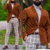 mens brown corduroy jacket