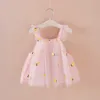 Baby Girl Summer Dress Newborn Clothes Infant Toddler Dresses For Girls Princess 1st Birthday Party tutu Dress 0-2years Vestidos Q0716