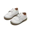 Toddler Girls Leather Casual Shoes Spring Summer Strap Children Mary Jane School Uniform Shoes for Kids Flat Dress Shoe