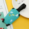 luggage tag plastic private label pvc for Travel Candy Color English Letter Luggage Label Strap Suitcase Name ID Address Tags T2I52927