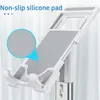 Opvouwbare Telefoon Stand Hoek Hoogte Verstelbare Desktop Phones Houder Bracket voor iPhone 12 11 Pro XR XS Max iPad Kindle Tablet PC