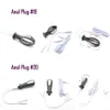Two polos Electro Shock Anal Tapón con cable Sex Toys Electric Shock Butt Plug G Spot Massager Adulto juego DIY TENS TOYS X0728