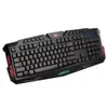 Stock US A877 114-Key LED Backlit Backlit Wired Gaming Keyboard Black A05 A57