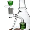 Skräddarsydda Bägare Bong Mini Vattenrör Hookahs Heady Glas DAB Rig Bongs Oil Rigs Duschhuvud PERC FILT Rosa Pipe Bubbler Rökning Vax med Quartz Banger Nail Bowl