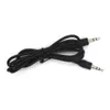 Black 35mm Silverplated Connectors Male To Male AUX o Cable for Speaker Phone Headphone MP3 MP4 DVD CD ect a516495853