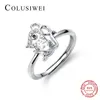 Cluster Rings Colusiwei Lovely Mouse Finger For Women Genuine 925 Sterling Silver Animal Adjustable Band Party Female Jewelry Edwi22