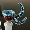 Tuyau en verre bol en verre 14mm, Joint mâle, bol en verre, tuyaux de brûleur, Dab barboteur, couleurs, huiles de fumée, verres d'huile XL-SA05