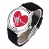 Montres-bracelets à la mode montre à Quartz décontractée créativité fréquence cardiaque forme charme Couples poignet pour hommes femmes amoureux mode bijoux cadeau