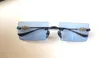 Óculos de sol de design de moda vintage HEIIZ BEEI moldura quadrada sem moldura estilo moderno verão ao ar livre uv400 óculos de proteção top quali171l