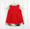 Kleuren Hot Selling Nieuwe Collectie Zomer Meisjes Mouwloze Jurk Hoge Kwaliteit Katoen Baby Kids Plaid Bow Dress