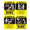 3D MTB Bisiklet Sticker Çizilmeye Dayanıklı Çerçeve Koruyun Koruyucu Oto Çıkartması Yol Bisiklet Paster Guard Kapak Aksesuarları