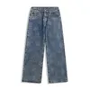 mulheres denim capris.