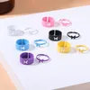 2pcs / set godis färg fjäril öppning ringar för kvinnor män par ring set koreanska nya mode knuckle smycken