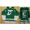 37403740 Custom Homens jovens Mulheres Vintage Personalizam FHL Danbury Whalers 5 Stanislav Vlasov Road Hockey Jersey Size S-5xl