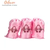 Impressão personalizada mulheres extensões de cabelo pacote sacos de embalagem de embalagem de presente saco de cordão H1231