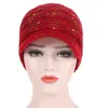 Moda Kobiety Dzianiny Kapelusz Dziewczyna Casual Crochet Baseball Cap Unisex Dzianiny Kapelusze Jesień Zima Visor Beanie