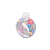 NEW10ml perfume bottles creative car pendant Floral Art Printed Hanging Air Freshener Diffuser Fragrance Empty Glass Perfumes Bottle RRD1138