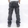 Heren Overalls Cargo Pants Multi Pockets Militaire Tactische Werken Casual Broek Pantalon Hombre Streetwear Army Rechte Broek 210723
