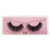 Hand Made Reusable Soft False Eyelashes Thick Natural Long 3D Fake Lashes Extension Makeup For Eyes Easy To Wear Comes Cute Pink Sticker Packing 10 Models DHL Free