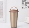 The latest 17oz stainless steel coffee cup mug, portable flip buckle hand-held vacuum cups, a variety of colors and styles to choose from, support customized logo