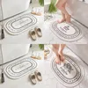 Bathroom Carpet Microfiber Bathtub Side Floor Non-Slip Bath Entrance Mats Toilet Pet Rugs Doormat for Shower Tapis Salle De Bain 220224