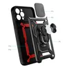 ARMORE ARMORRUS Cases fotocamera Protezione dell'obiettivo Porta anello magnetico Cover posteriore per iPhone 11 12 Pro Max XR XS X 7 8 Plus