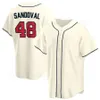 Baseball 48 Pablo Sandoval Jersey 22 Jason Kipnis 26 Phillip Ervin 18 Drew Smyly 68 Tyler Matzek 50 Charlie Morton Nome do nome personalizado