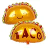 Mexican Fiesta Theme Birthday Decorations Balloon Kids Foil Cactus Taco Bout a Party Baby Love Globos Balloons