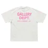 Parted T- GalleryDept Рубашка рубашка мужская американская мода галарическая буква печатает повседневная пара с коротким рукавом футболка работает круглое шею