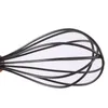 new Wooden Handle Egg Beater Whisk Manual Silicone Cream Butter Eggs Tool Dough Mixer Kitchen Baking Tools EWF5924