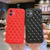 Moda Skórzane Przypadki Telefonu dla iPhone 13 Pro Max 12 11 XS XR X 8 7 Plus tylna pokrywa Coque Capa Luxury Celphone Shell Ochronne Case