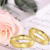 Wedding Rings Alliances Marriage Gold Color Promise For Couples Set Men And Women Ladies Titanium Stainless Steel Jewelry252A