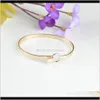 その他のブレスレットドロップ配達2021 Qingdao Gold Mlated Jewelry Ladies Fashion Bracelet Simple No Inlay to Leplaceg3q9 IEC3B