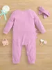 Baby Star Unicorn Imprimir 3D Patched Design Jumpsuit Headband Ela