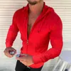 夏のヨーロッパのアメリカンメンズ服グリッドカジュアルなファッションフード付きシャツカーディガン男性長袖210721