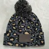 Женские дизайнеры Beanie Hat Мода Дамы Леопард Стиль Зимние Теплые Шапки Унисекс Буквы Наружные лыжные Шляпы