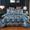 Żakardowy splot kołdry Pokrywa łóżka Euro Zestaw pościeli 240x220 Kołdry do podwójnej Tekstyliów Luksusowych Poszewki Poszewki do sypialni Comforter 210615