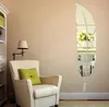 DIY 3D современный шлейф стиль перья акриловые зеркало стены наклейки дома украшения 73 * 18см