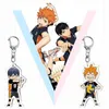 أنيمي haikyuu! Keychain Hinata Shoyo Kageyama Tobio تأثيري الاكريليك المفاتيح الشكل كيرينغ سحر قلادة هدية G1019