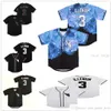 Mens Baseball Jerseys Singer 3 dj Illenium Stitched jersey shirt High Quality White Black Fashion version Diamond Edition