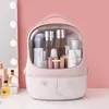 High-quality dustproof cosmetics storage Cosmetic Bags transparent portable tabletop skin care products drawer type rack