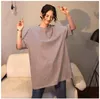 T-shirts Women Korean Style Ins Loose Fashion Cotton All-match Womens Clothing Summer Simple Short Sleeve High Quality Solid BF Women's T-Sh