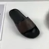 Designer 2022 Mannen Vrouwen Slippers Waterkant Bruine Lederen Sandalen Slides Sandaal Vrouwen Hoge Hakken Heren Slipper Szie 35-46