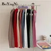 Turtleneck T Shirt Women Solid Color Casual Plain Vintage Korean T-shirt Female Long Sleeve Tops Mujer Harajuku Tshirt 210506