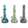 Breaker water pipe silicone bongs pipes smoking hookah dab rigs portable bong Glow in the dark for Smoke dry Herb Unbreakable filter