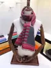 2021 Moda Kobiety Zimowe Ciepłe Cashmere Scarf Classic Letter Szale i okłady Konia Drukuj Bufanda Grube Koc Scarves 4 Kolor